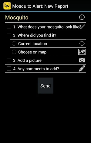 Mosquito Alert Screenshot 1
