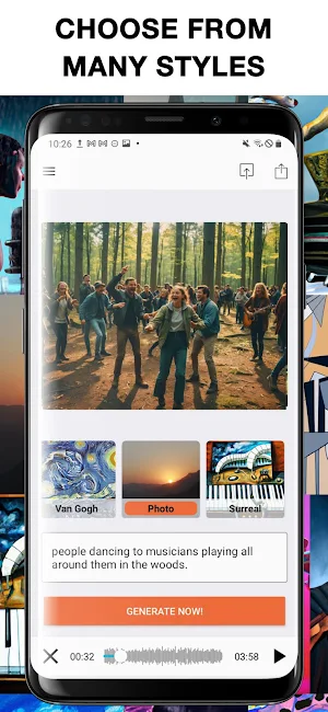 AI Music Video Generator MAIVE Screenshot 2