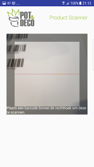 Potdeco Product Scanner Screenshot 2