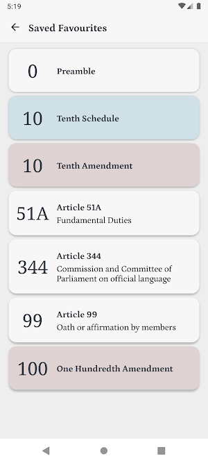 Indian Constitution Guide Screenshot 1