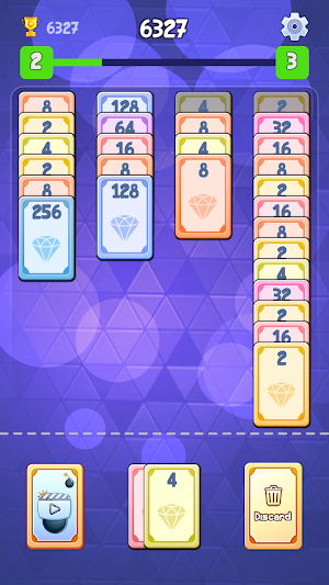 2048 PowerOf2 Merge Card Screenshot 3