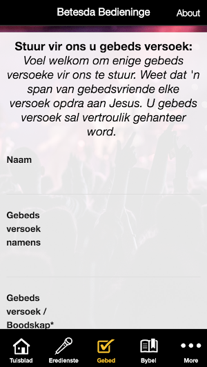 Betesda Bedieninge Screenshot 2