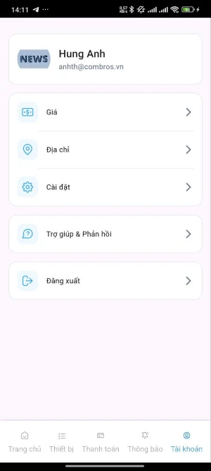 TNV iSolutions User Screenshot 0
