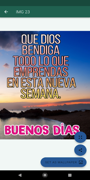 Saludos de Buenos Días Screenshot 2