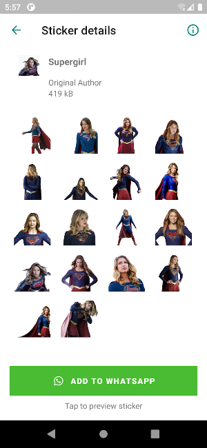 Superheroes Stickers Screenshot 2