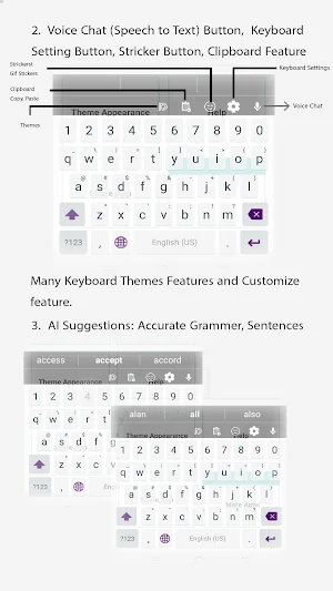 Easy Urdu Arabic: AI Keyboard Screenshot 0