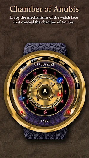 WFAM Anubis Cool Watch Face Screenshot 2