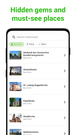 Darmstadt SmartGuide Screenshot 2