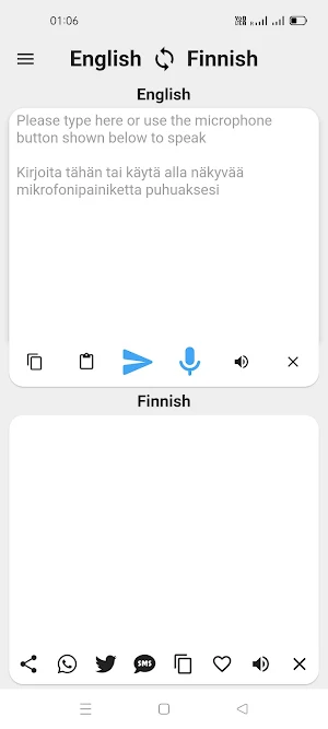 Finnish To English Translator Screenshot 0