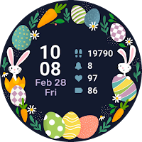 Easter Wreath Watch Face