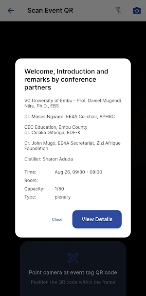 EE4A Conference Screenshot 2