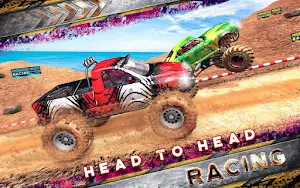 Monster Truck Racing Car Game Screenshot 0