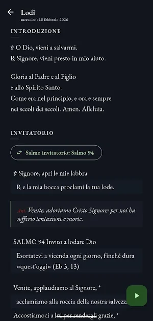 Liturgia delle ore 2026 Screenshot 1