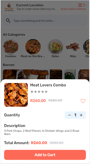 Braai Online Screenshot 1