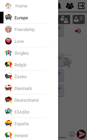 Europe Chat - Meet Freinds Screenshot 0