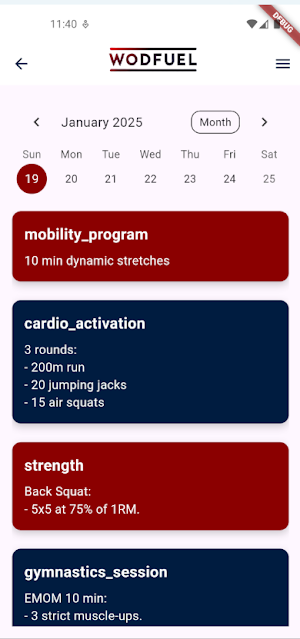 WodFuel Screenshot 3