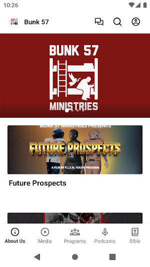 Bunk 57 Ministries Screenshot 0