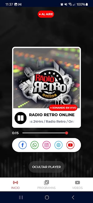 Radio Retro de Monterrey Screenshot 3