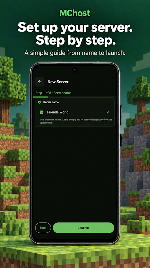 MChost: Minecraft Server Host Screenshot 1