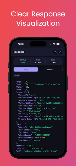 Rester : REST API Client Screenshot 1