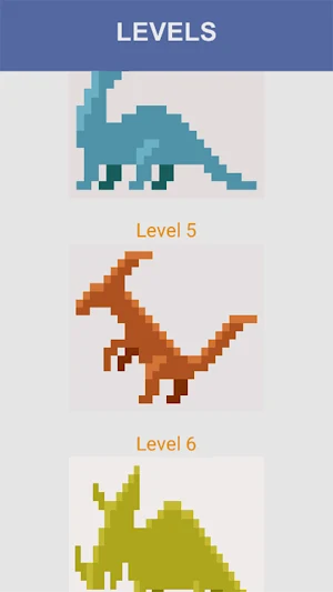 Jurassic world - Pixel art Screenshot 2