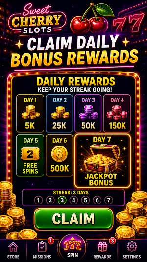 Sweet Cherry Slots - 777 Fun Screenshot 1