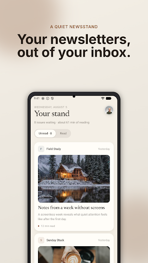 Paperstand: Newsletter Reader Screenshot 0