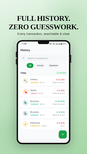 Clearfin – Budget Tracker Screenshot 2