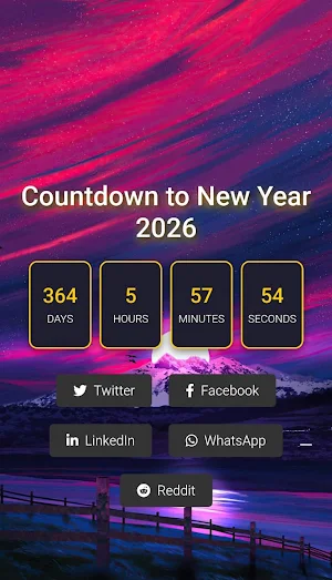 New Year Countdown 2026 Screenshot 3