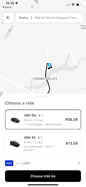 Ubii - Ride Anywhere Screenshot 3