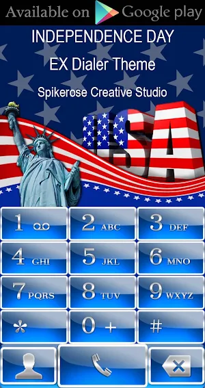 Independence Day Go Keyboard t Screenshot 3