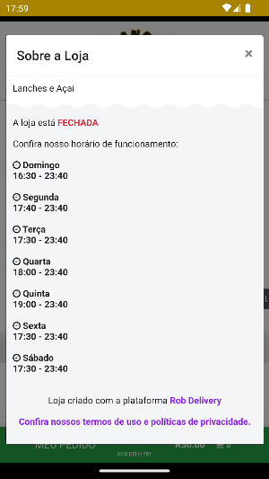 Frangão Lanches Screenshot 3