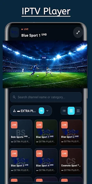 IPTV Stream Player: TVX Screenshot 0