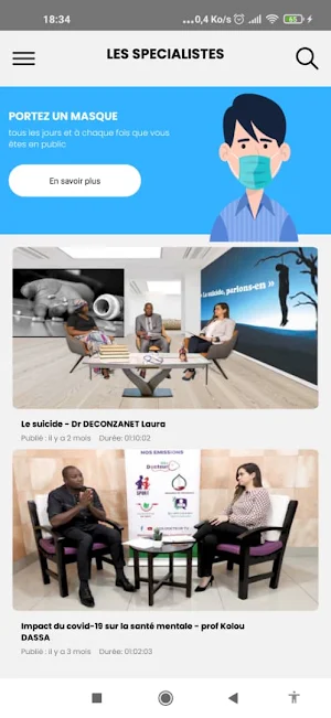 SOS DOCTEUR TV Screenshot 0