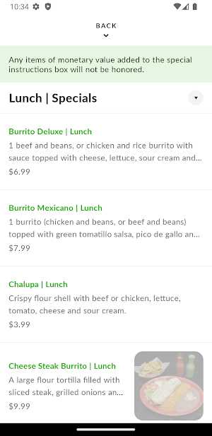 Rio 150 Mexican Restaurant Screenshot 2