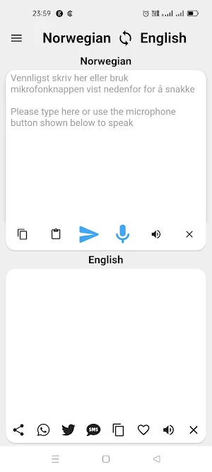 Norwegian English Translator Screenshot 0