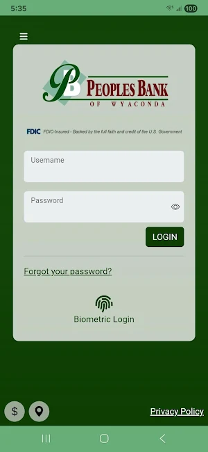 PBW Mobile Banking Screenshot 0