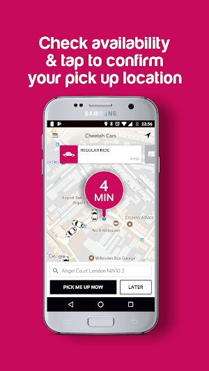 Cheetah Cars - London Minicabs Screenshot 1