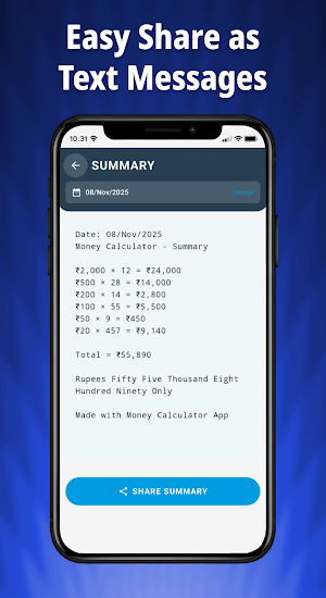 Money Calculator Cash Counter Screenshot 1