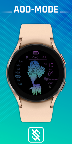 BFF53- Neon Art Mermaid Color Screenshot 1