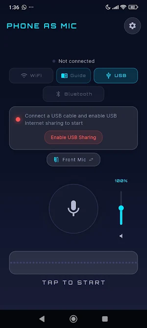 Phone As Mic: Mic for PC Screenshot 2