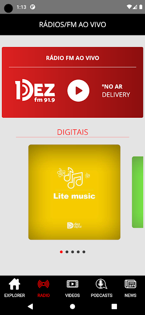 DEZ FM 91.9 Screenshot 2