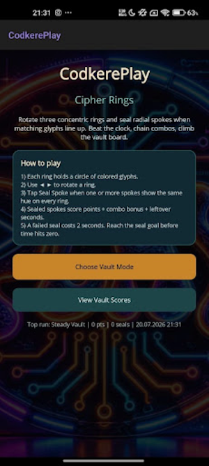 CodkerePlay Screenshot 1