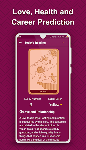 Daily Tarot Horoscope Screenshot 1