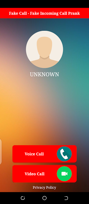 Fake Call – Fake incoming call Screenshot 1