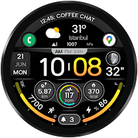 Digi Dash Clock - Watch Face