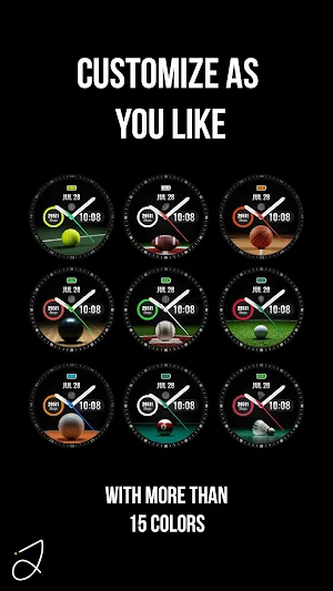 Simple Sport Watch Face Screenshot 2