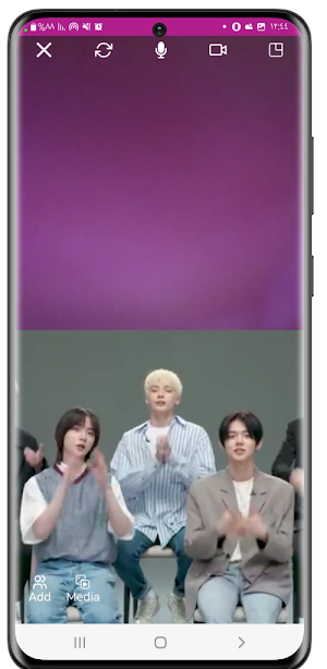 TXT video call prank Screenshot 0