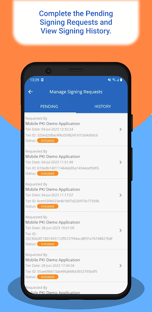 eMudhra Mobile PKI Screenshot 3