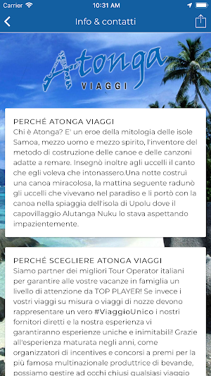 Atonga Viaggi Screenshot 1